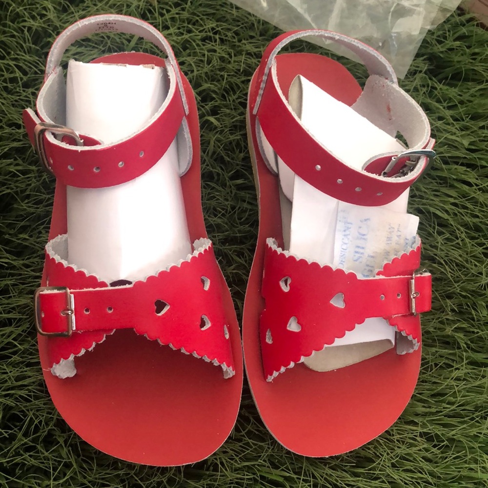 Salt Water Sandals by Hoy Red Kids Sandals